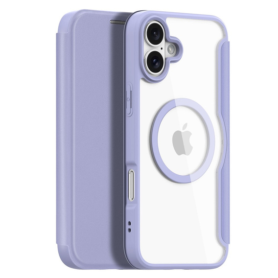 Pouzdro Dux Ducis pro iPhone 16, Skin X Pro, MagSafe, fialové