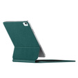 Pouzdro s klávesnicí pro iPad Air 13" 2024, Magnetic Keyboard Touchpad, zelené