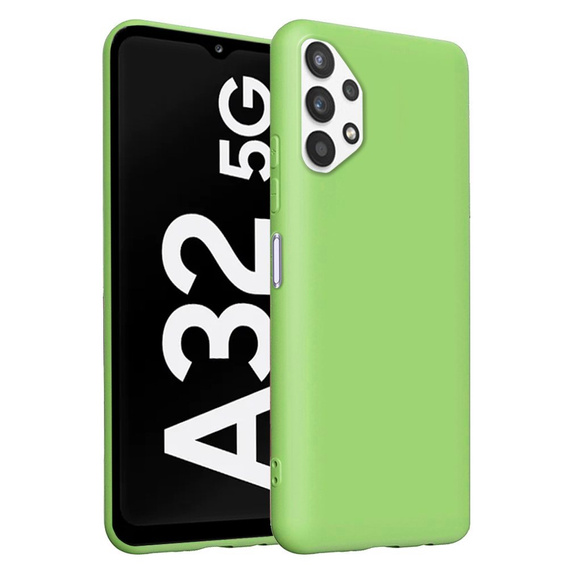 Pouzdro pro Samsung Galaxy A32 5G, Silicone Lite, zelené