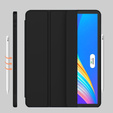 Pouzdro pro iPad Pro 12.9" 2022/2021/2020 (6/5/4 gen.), Smart Pencil, se slotem na stylus, černé