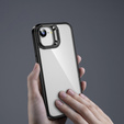Pouzdro pro Iphone 16E, Kickstand Frame, transparentní / černé