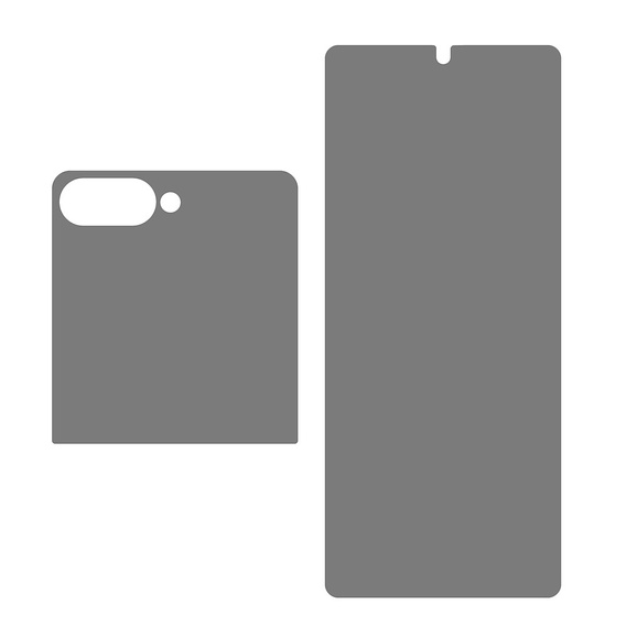 Přední + zadní hydrogelová fólie pro Samsung Galaxy Z Flip7 5G