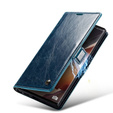 CASEME flipové pouzdro pro Samsung Galaxy Note 20 Ultra, Waxy Textured, modré