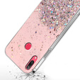 Pouzdro pro Huawei Y7 2019, Glittery, růžové