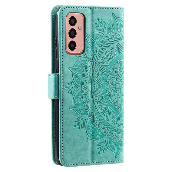 Klopové pouzdro pro Samsung Galaxy A14 4G/5G, Mandala, zelené