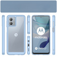 Pouzdro pro Motorola Moto G53 5G, Fusion Hybrid, transparentní / modré