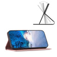 Klopové pouzdro pro Samsung Galaxy A35 5G, BINFEN Wallet, růžové