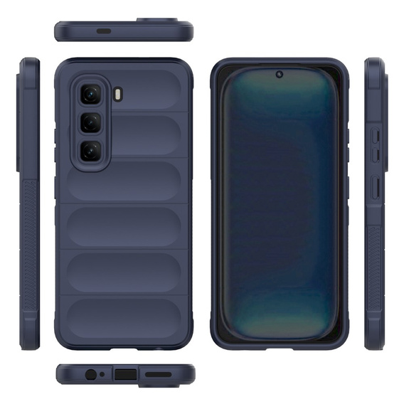 Pouzdro pro Infinix Hot 50 Pro 4G, Gaming Shockproof, námořnicky modré