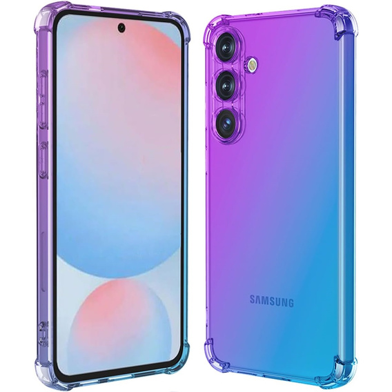Pouzdro pro Samsung Galaxy A56, Gradient Dropproof, Fialová / modrá