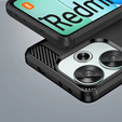Pouzdro pro Xiaomi Redmi 13, Carbon, černé