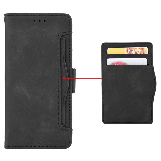 Klopové pouzdro pro Realme C61, Card Slot, černé