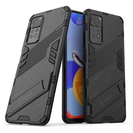 Pouzdro pro Xiaomi Redmi Note 11 Pro 4G / 5G, Military kickstand, modré