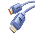 Baseus kabel Crystal Shine USB-C – Lightning 1,2 m 20 W pro zařízení Apple (Lightning)