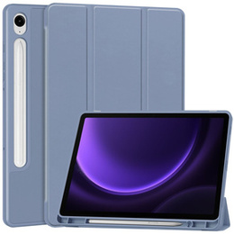 Pouzdro pro Samsung Galaxy Tab S10 Lite / S10 FE / S9 FE, Smartcase s prostorem pro stylus, fialové