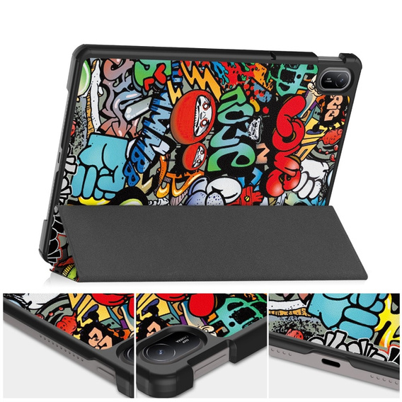 Pouzdro pro Huawei MatePad SE 11 2024, Smartcase, graffiti