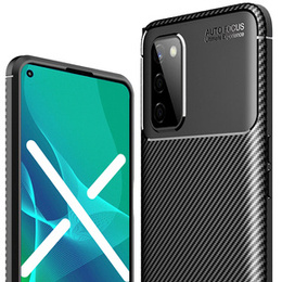 Pouzdro pro Samsung Galaxy A03s, Carbon Gel, černé