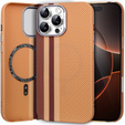 Pouzdro pro iPhone 16 Pro, Carbon Fiber MagSafe, žluté