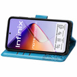 Klopové pouzdro pro Infinix Note 40 Pro Plus, Butterfly, modré