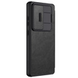 Flipové pouzdro NILLKIN pro Samsung Galaxy S25 Ultra, CamShield Qin Pro, kůže, černé