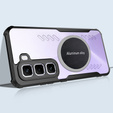 Pouzdro pro Infinix Hot 50 4G, s magnetickou fólií, transparentní / černé