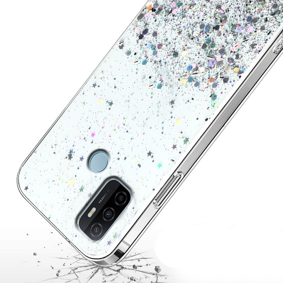 Pouzdro pro Oppo A53 2020, Glittery, průhledné