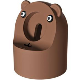 Silikonový nabíjecí stojánek pro Apple Watch 1/2/3/4/5/6/7/8/SE/Ultra, hnědý