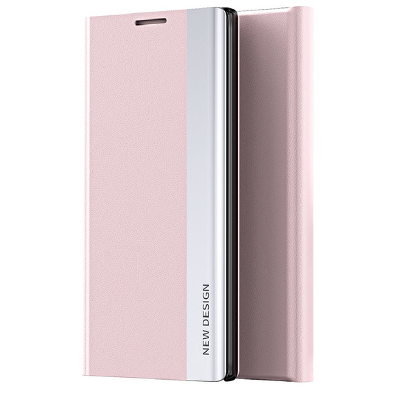 Klopové pouzdro pro Samsung Galaxy S23 Ultra, Side Magnetic, růžové