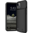 6500mAh bateriové pouzdro pro iPhone 13, černé