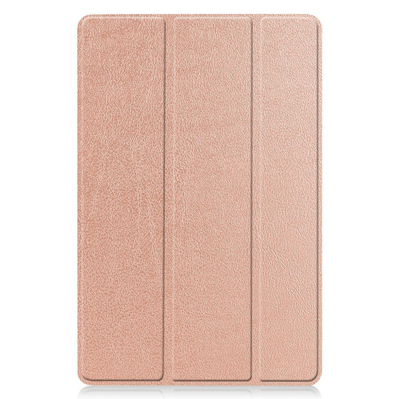 Pouzdro pro Samsung Galaxy Tab S9 FE, trojité, růžové rose gold