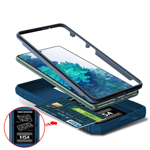 Pouzdro pro Samsung Galaxy S20 FE, CamShield Slide, modré