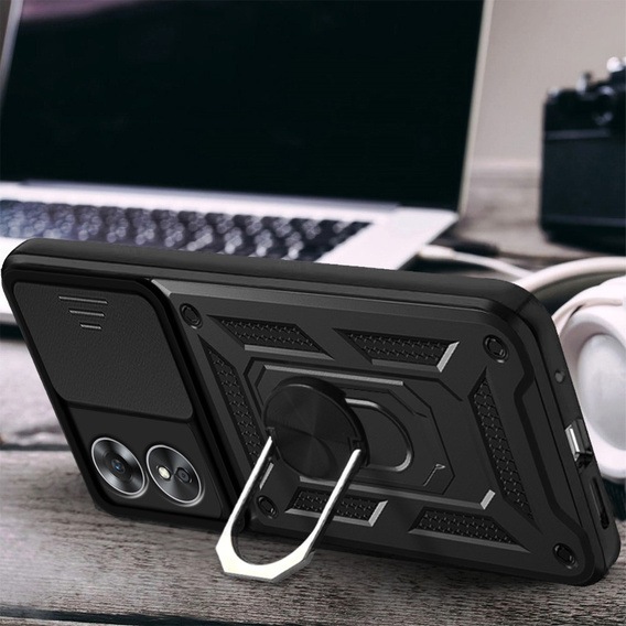 Pouzdro pro Oppo A17, CamShield Slide, černé
