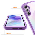 Pouzdro pro Samsung Galaxy A55 5G, Shockproof, s fólií, fialové