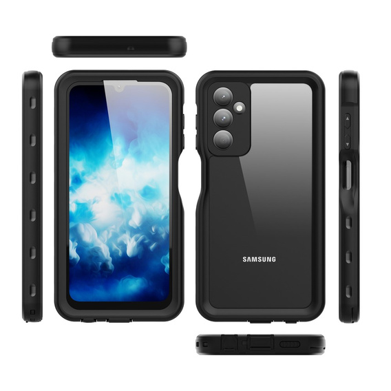 Vodotěsné pouzdro IP68 pro Samsung Galaxy A25 5G, Redpepper, černé