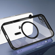 Pouzdro pro iPhone 7 / 8, Electro MagSafe, černé + sklo na displej