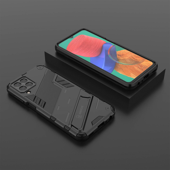 Pouzdro pro Samsung Galaxy M33 5G, Military kickstand, černé