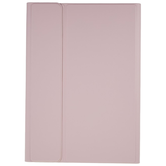 Pouzdro + klávesnice Galaxy Tab S7+ Plus / S8+ Plus /S7 FE T730 T733, Pen Slot, růžové rose gold