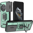 Pouzdro pro OnePlus 12 5G, KickStand Camera Lens, zelené
