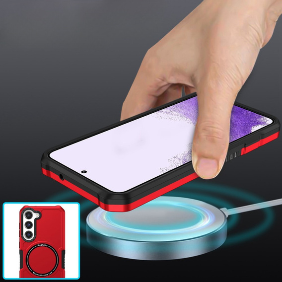 Pouzdro pro Samsung Galaxy S23 Plus, Protective MagSafe, červené