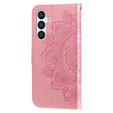 Klopové pouzdro pro Samsung Galaxy A54 5G, Mandala Flower, růžové rose gold