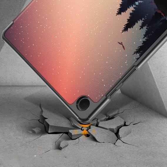 Pouzdro pro Samsung Galaxy Tab A9+, Smartcase, evening landscape