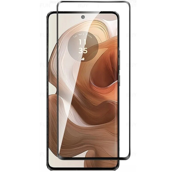 3D tvrzené sklo pro Motorola Edge 50 Ultra, černý rámeček