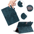Pouzdro pro Samsung Galaxy Tab S9, Wallet Pen Slot, modré