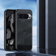 Pouzdro DuxDucis pro Google Pixel 9 / Google Pixel 9 Pro, Aimo case, transparentní / černé
