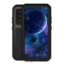 Pouzdro Love Mei pro Samsung Galaxy A52 / A52s, armored with glass, černé