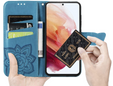 Klopové pouzdro pro Realme 12 Pro 5G / 12 Pro+ 5G, Butterfly, modré