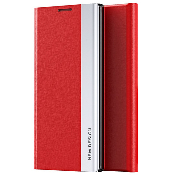 Klopové pouzdro pro Xiaomi Redmi 10C, Side Magnetic, červené