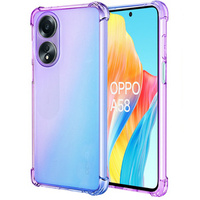 Pouzdro pro Oppo A58 4G, Gradient Dropproof, Fialová / modrá