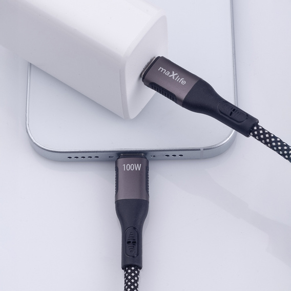 Magnetický kabel USB-C – USB-C 100 W, 1,0 m pro zařízení s USB-C
