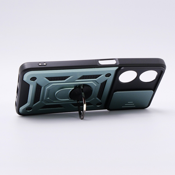 Pouzdro pro Oppo A98 5G, CamShield Slide, zelený
