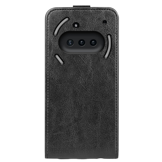 Klopové pouzdro pro Nothing Phone 3a, Flip, černé